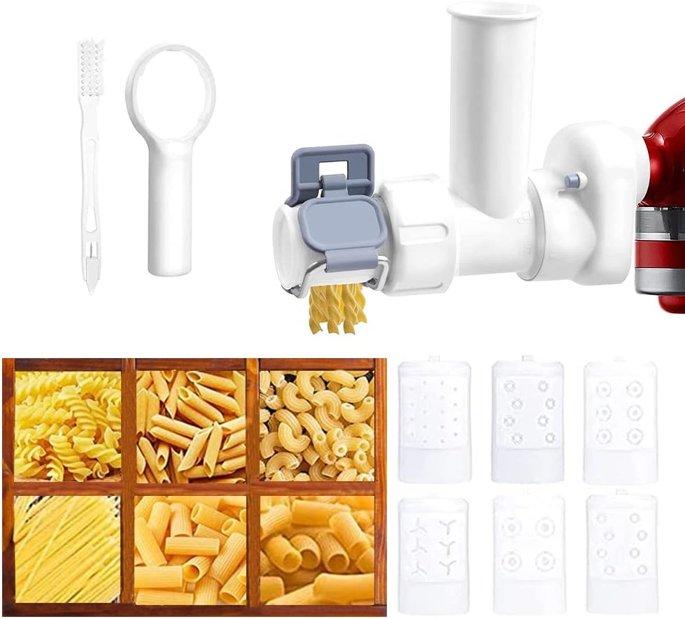 6 in 1 Pasta Attachment Compatible with Kitchenaid Stand