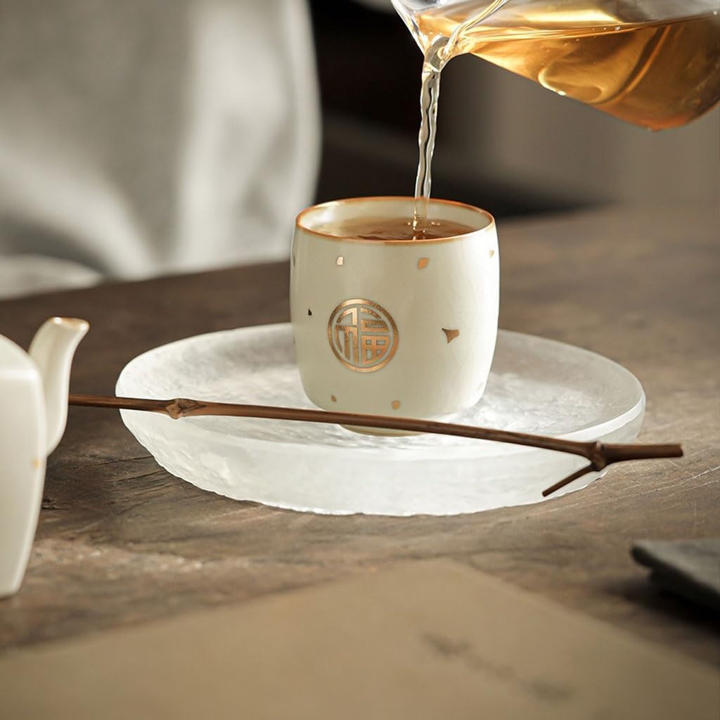 GSOUL Kungfu Tea cup Creative Handmade Small Teacup Personal Owner Cup Ceramic Tea Set Chinese Kung Fu Small Tea Cups