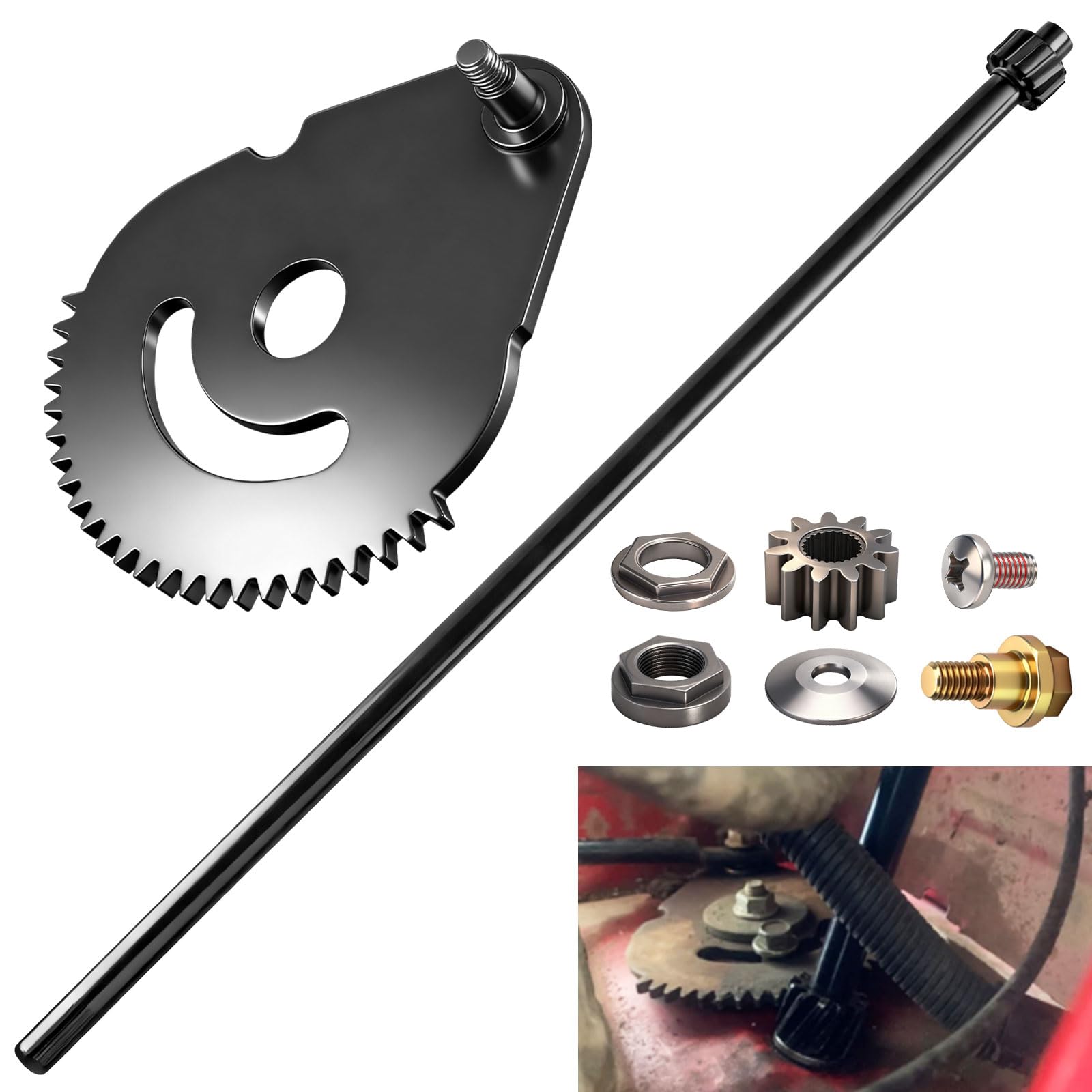 Amazon.com : 938-05078 Steering Shaft 5/8 And 617-04094 Sector