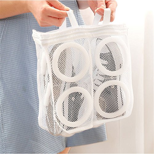 Nonwoven fabrics Laundry Bag Shoe Washing Bag Storage Organizer Mesh