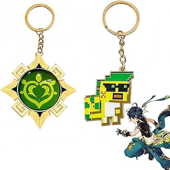 はち✨神キーホルダー Amazon.co.jp: [JENUEKA] 原神 キィニチ アハウ キーホルダー＋神の目