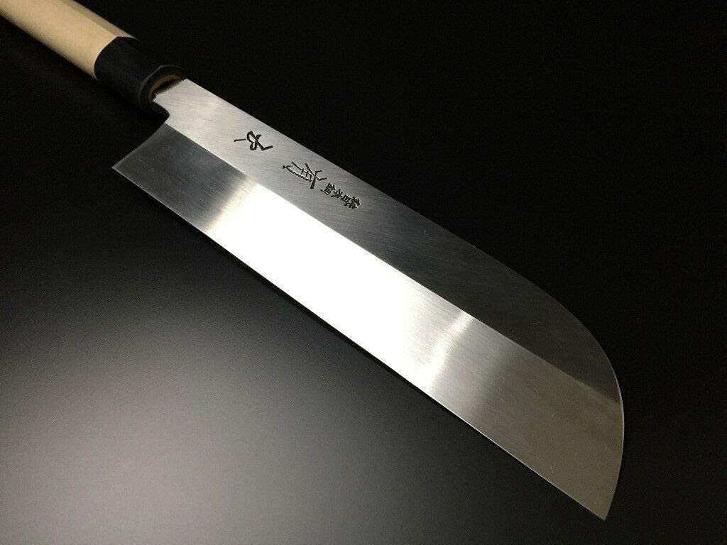 紀親 水本焼き 白鋼 薄刃 240 紀親 水本焼き 白鋼 薄刃 240