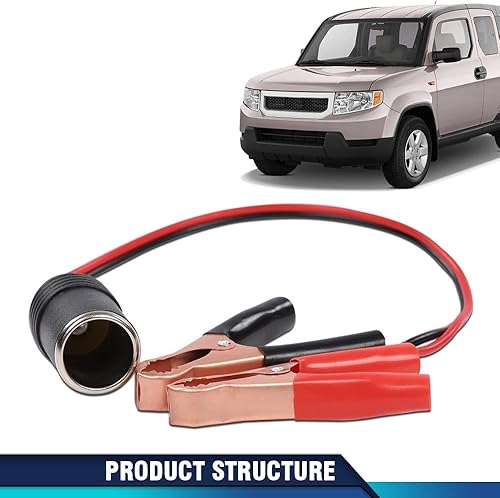 Miniatura 7 de PIT66 Adaptador de corriente de 12 V para encendedor de cigarrillos, compatible con cualquier accesorio de coche de 12 V, baterías de 12 voltios,