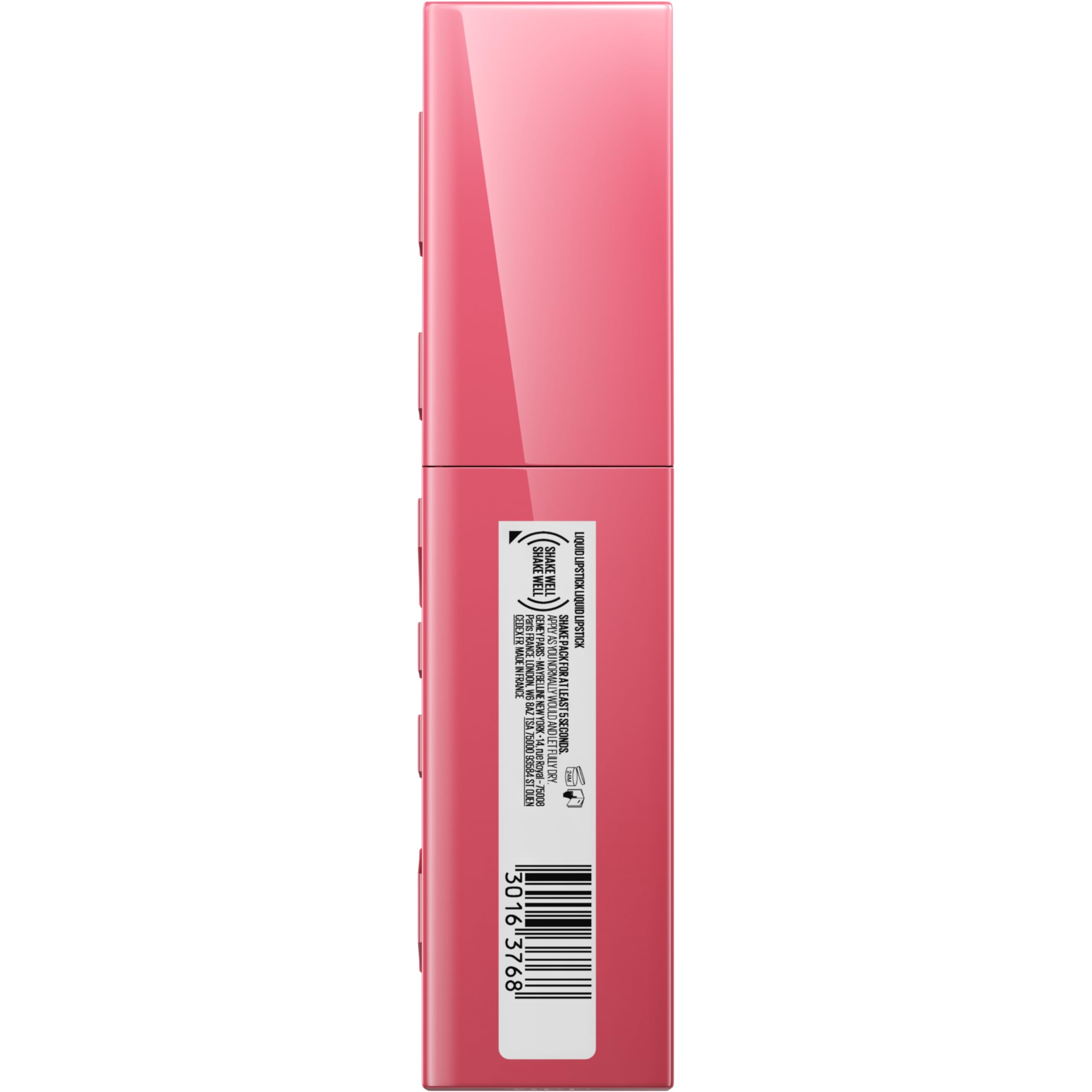 Maybelline New-York - Pomadka w płynie - Efekt błyszczącego winylu - Długotrwała - SuperStay Vinyl Ink Pink - Odcień : Rogue (145)