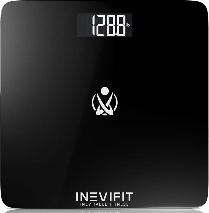 INEVIFIT Balanza Digital de Baño y Cocina Kit Fitness miniatura 5