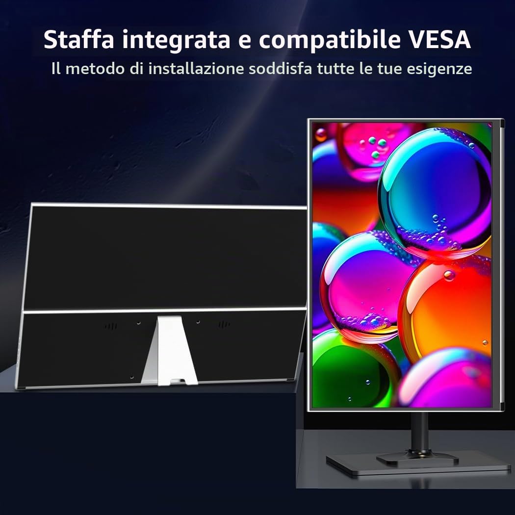 OLED Portable Monitor- 4K Portable Laptop Display 16 Portable Gaming Monitor 100% DCI-P3 OLED Monitor with HDMI/USB-C External screen for laptop Phone/Switch/XBOX