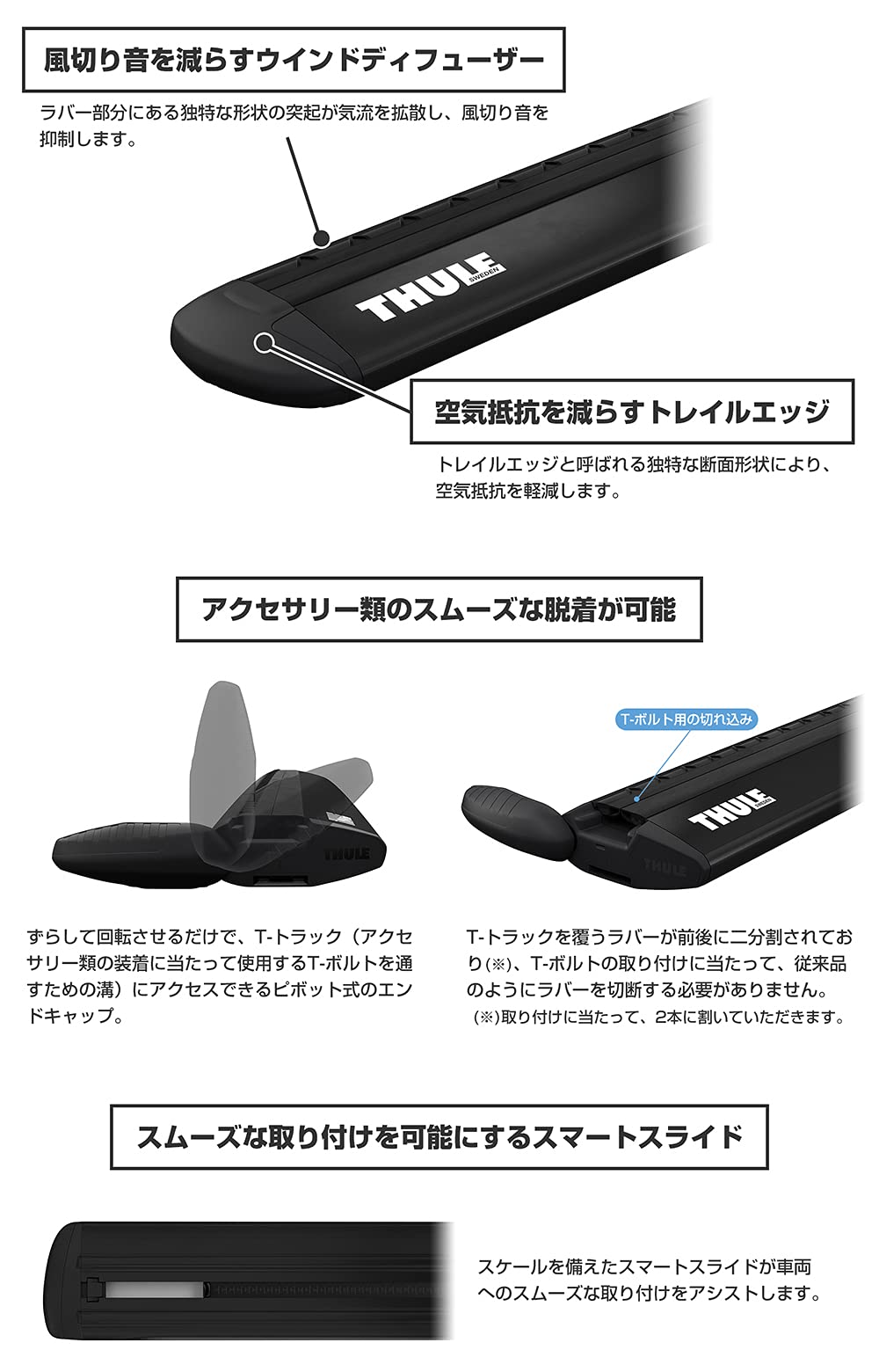 ベンツCワゴンキャリアベース THULE（スーリー） メルセデスベンツ Cクラス ワゴン（W205 2014～ ダイレクトルーフレール付き）専用ベースキャリア（フ THULE  スーリー Cクラス ワゴン（S205 ダイレクトレール）専用ベースキャリア（フット7106+ウイングバー EVO7112+キット6017）+  ルーフボックス  K1084944344 1