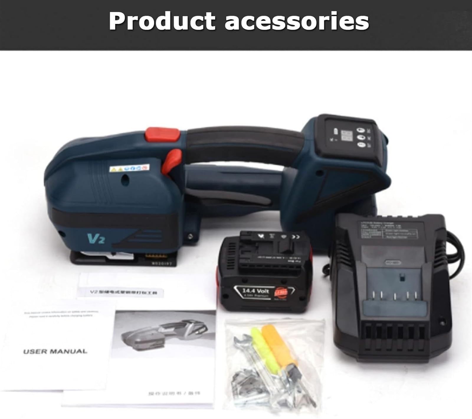 Electric Strapping Machine Welding Strapping Tool Battery Charged Pallet Strapping Machine for PP/PET Straps Automatic Hot Melting Banding Machine,Hand Held Automatic Strapping Machine