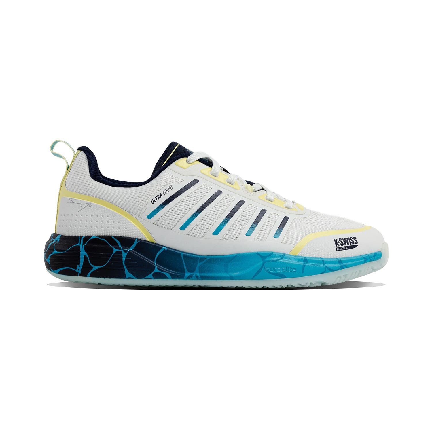 K-Swiss Blue | Ultra Court Padel | Bit Of /Sanyo Navy/Sanyo Mens Size 10.5