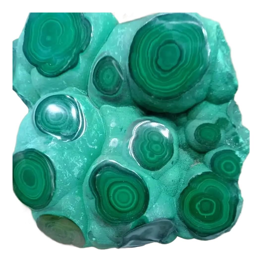 QWZTAEOZA 1pcs 1.5-2kg Malachite, Green Quartz Crystal Primordial Stone