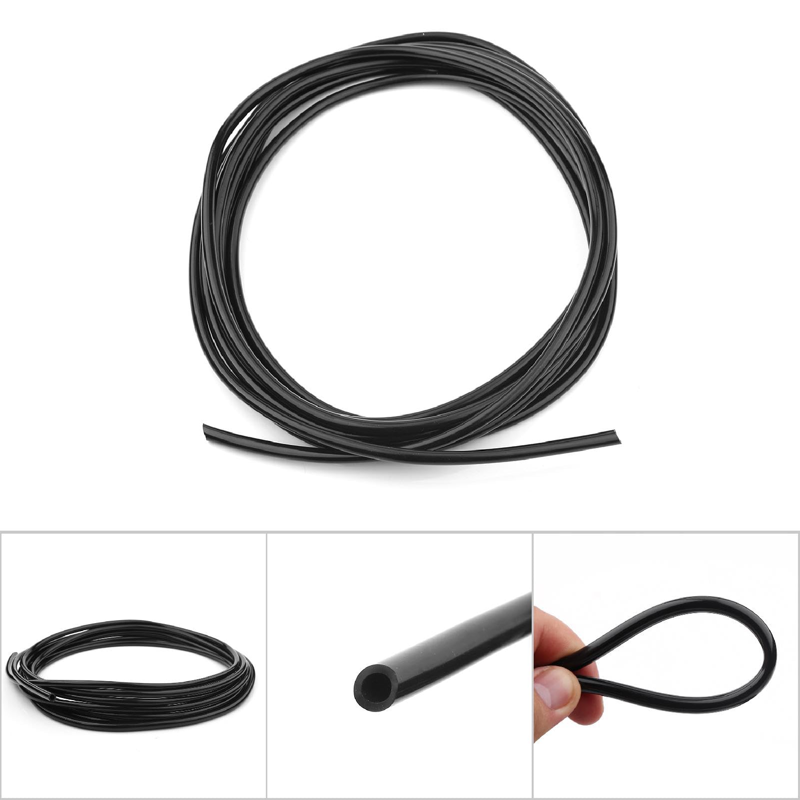 5m/10m/20m Tuyau d'arrosage en PVC/tuyau en plastique 4/6mm Système d'irrigation par micro-gouttes Système d'irrigation de jardin (5m)