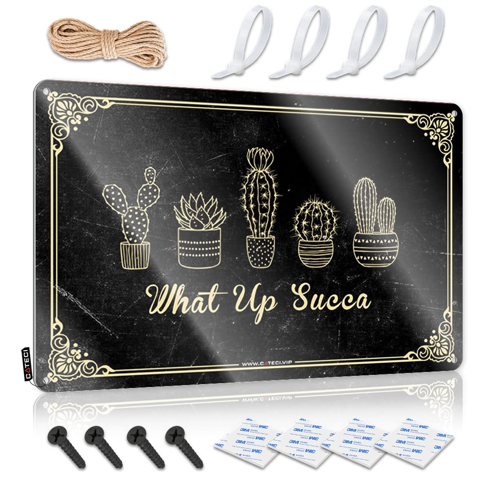 Fzfn Colour Christmas Mount Decor - What Up Succa Haves Rustic Wall Hanging(30X40cm)