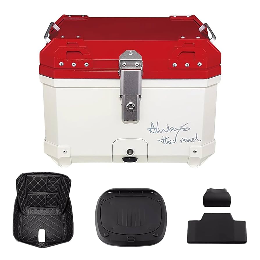 バイク リアボックス バイク用 45L 大容量 トップケース バイクケース Amazon | トップケース バイク リアボックス 36L/45L/57L大容量