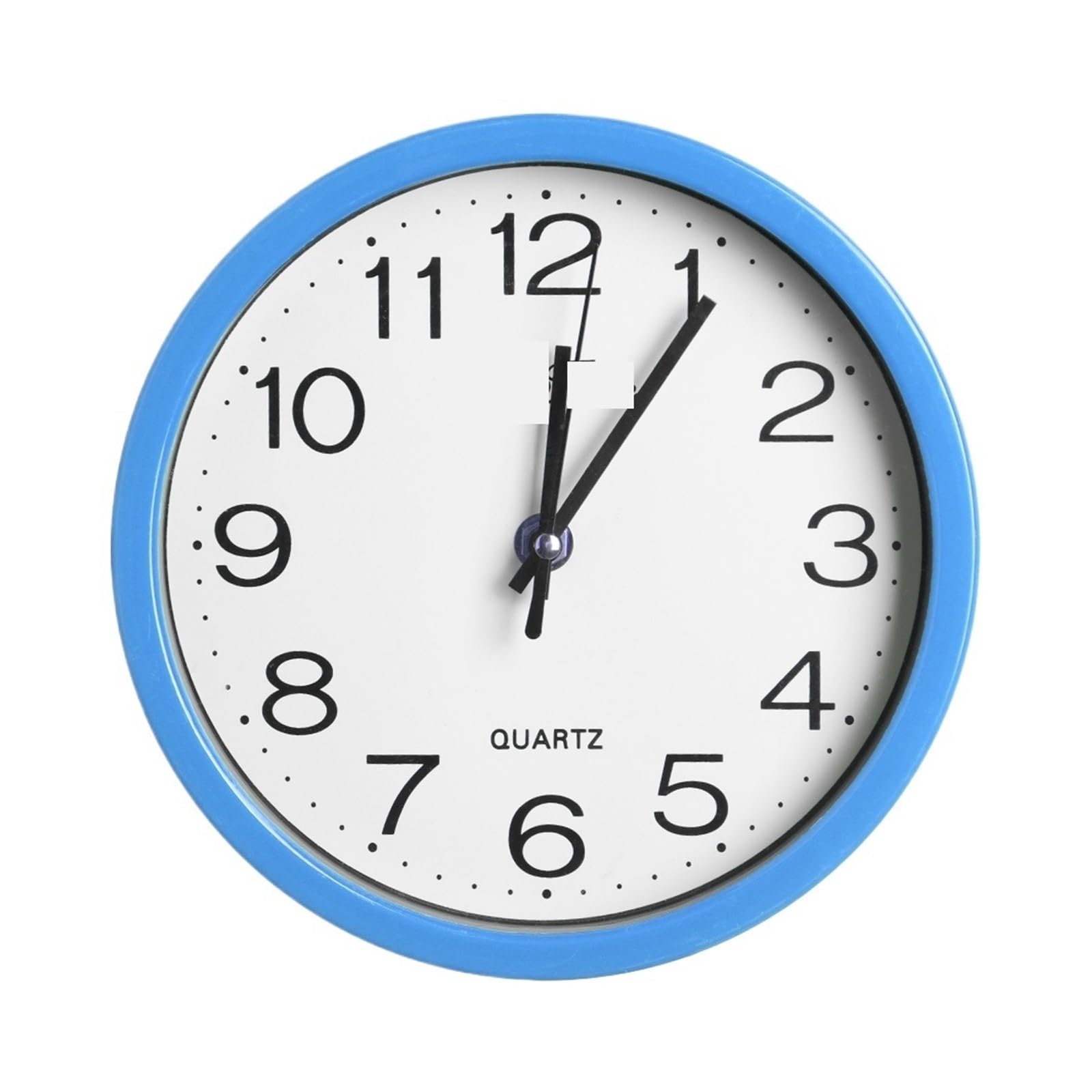 HVSYVVSRL 1 PC Modern Bedroom Kitchen Quartz Bell Sweep Second Movement Silent Wall Clock Quiet Operation(Blue)