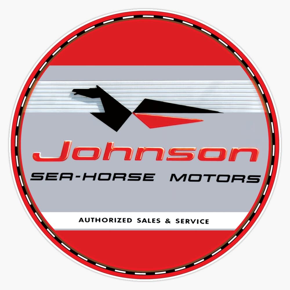 Vision Signs Johnson Outboard Motors Sticker Bumper Sticker Vinyl Decal 5
