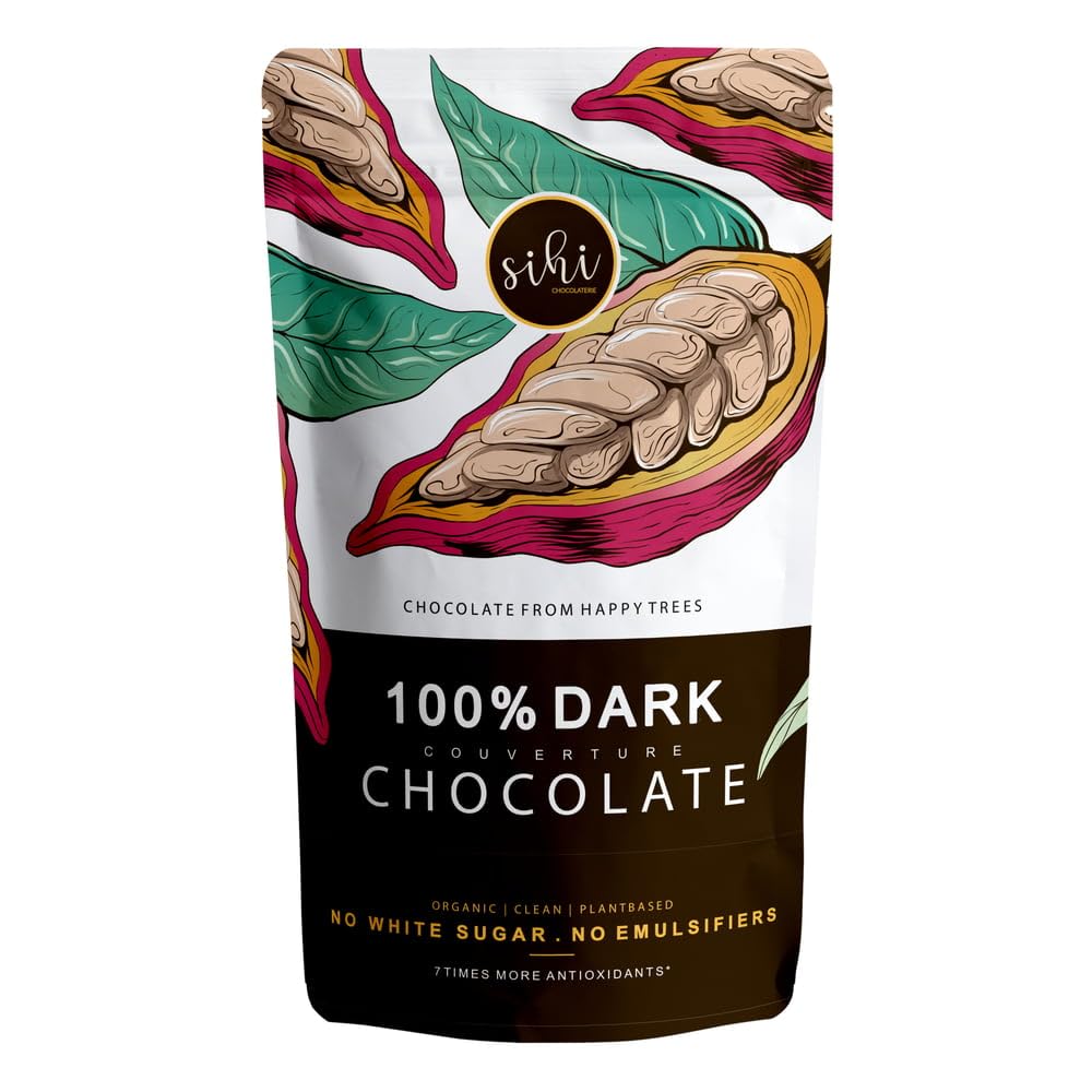 See full amazon price history chart for Sihi Chocolaterie 100% Dark Chocolate Couverture-Organic|No Added Sugar & No Chemicals|Best For Baking Or Eating|Vegan Dark Chocolate Without Sugar|Plant Based-150 Gram (Pack Of 1) Sihi Chocolaterie 100% Dark Chocolate Couverture-Organic|No Added Sugar & No Chemicals|Best For Baking Or Eating|Vegan Dark Chocolate Without Sugar|Plant Based-150 Gram (Pack Of 1) (B0CX4TSTPK) Amazon Price History, Amazon Price Tracker