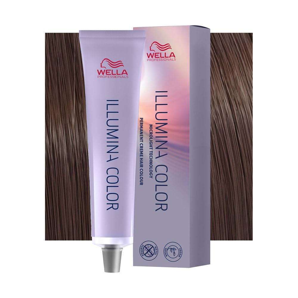 Wella Professionals Illumina Color – Permanente, vegane Premium-Haarfarbe mit lichtreflektierender Technologie - natürliche Farbergebnisse & bis zu 100% Grauabdeckung