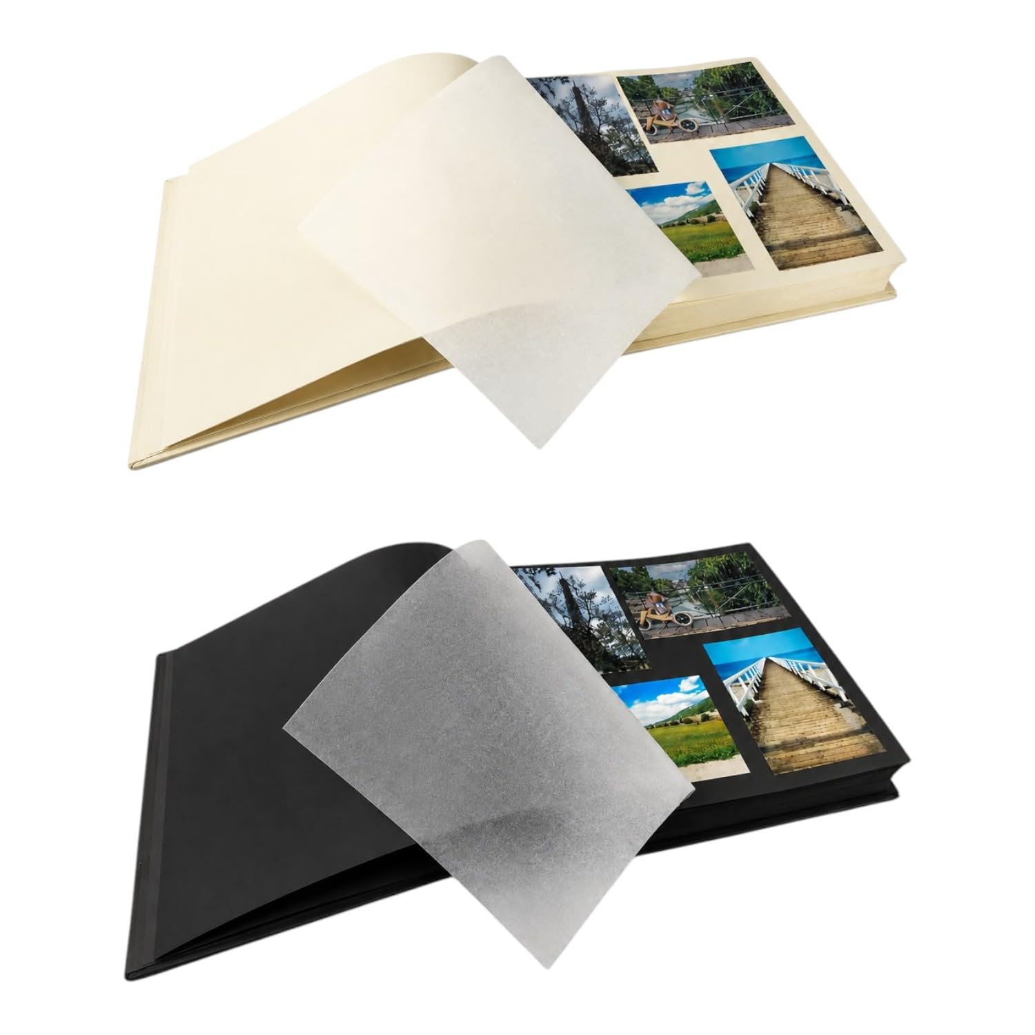 Álbum de fotos – Júpiter Fotos – de tejido efecto Alcántara con foto central acolchada plastificada, con grabado, clásico con papel de seda, para boda, comunión, aniversario, boda, color naranja