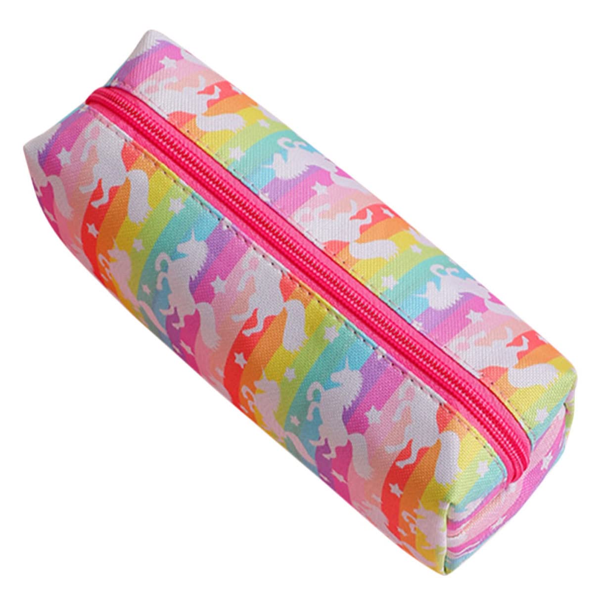Ciieeo 5piezas Bolsa De Lápices Infantil Diseño De Unicornio Estuche De Cartón Grande y Práctico para Material Escolar y Cosméticos