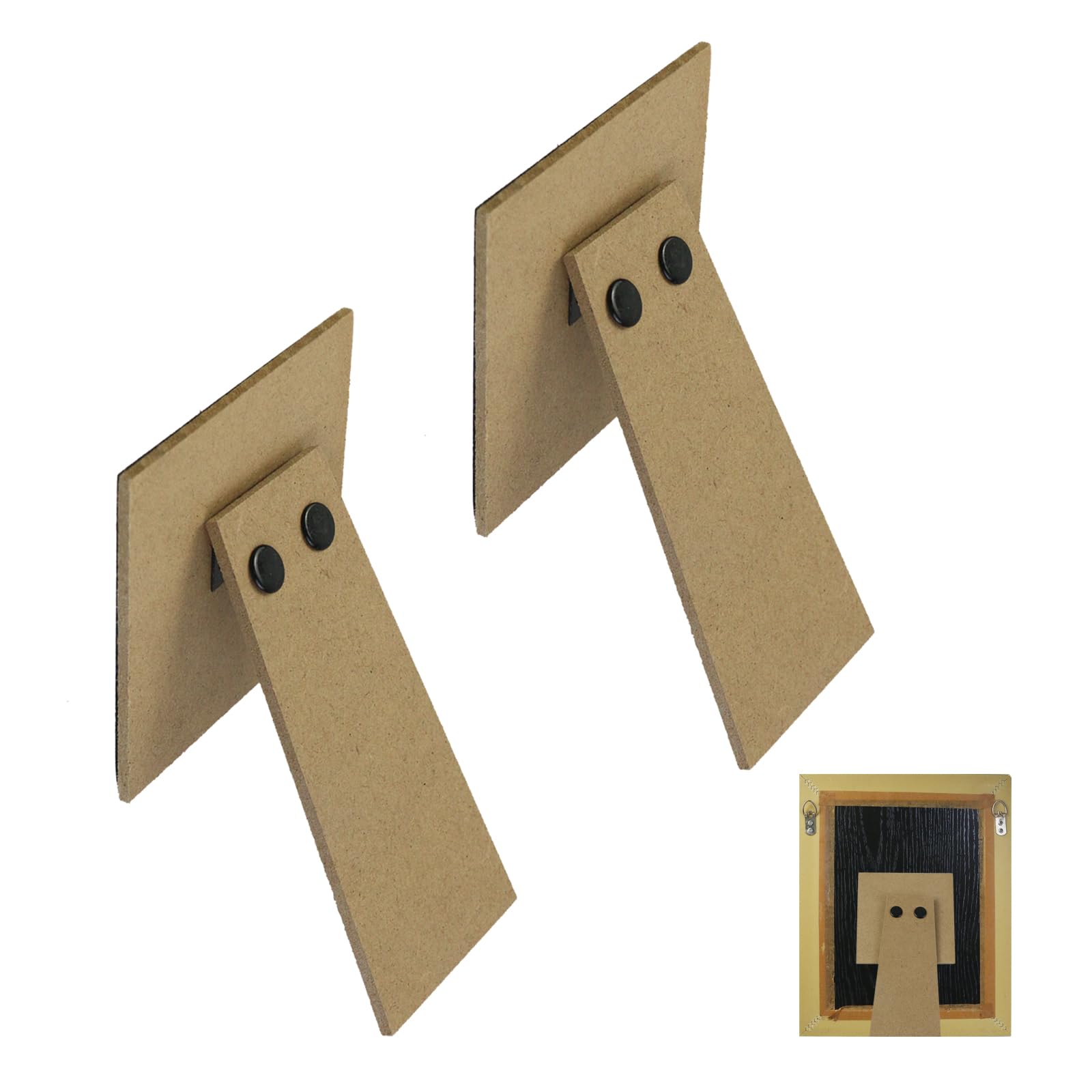 Backing For Frames Picture Frame Backing 2-Pack Easel Back Stands For Picture Frames – 4. ...