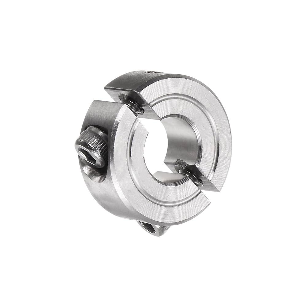 Double Split Clamp-On Shaft Collar 5/8" Bore Two-Piece Clamping Collar 1 5 16 Od 7 16 Width Stainless Steel 8070c4e1 4493 404b Aff2 9237e0f224b4.82f74c045f72747e4a2445a6656eb153