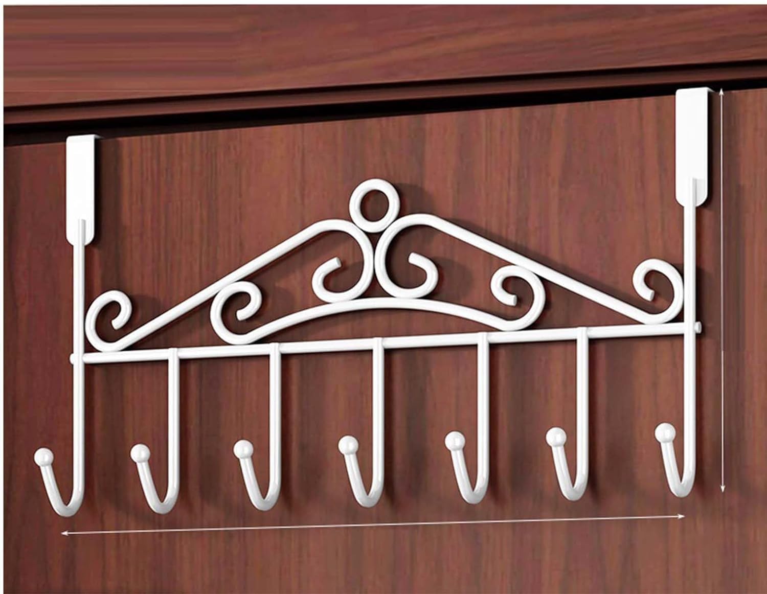 MOPAHCVT Clothing Racks Coat Hook, Wall-Mounted, Suitable for Bathrooms, Bedrooms, and Living Rooms(White)