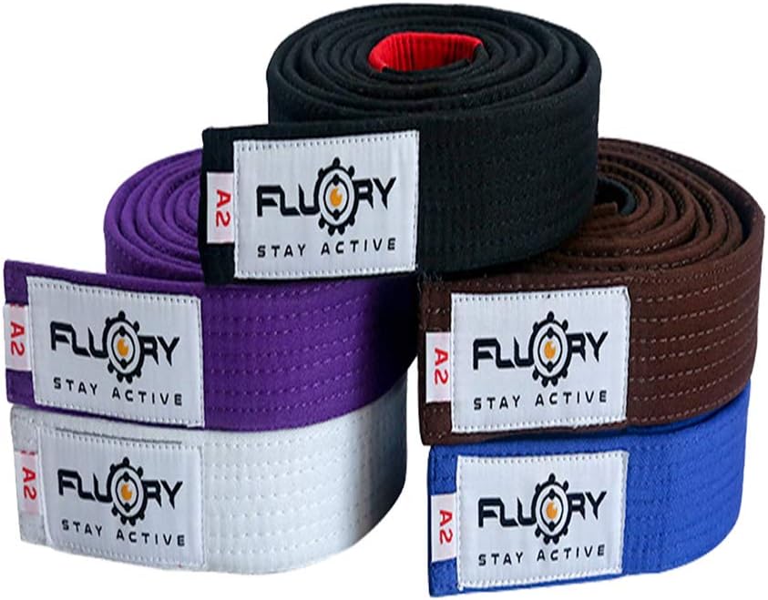 Premium Cotton Brazilian Jiu Jitsu BJJ Belt for Adult, Made of 100% Cotton, IBJJF Competition Approved