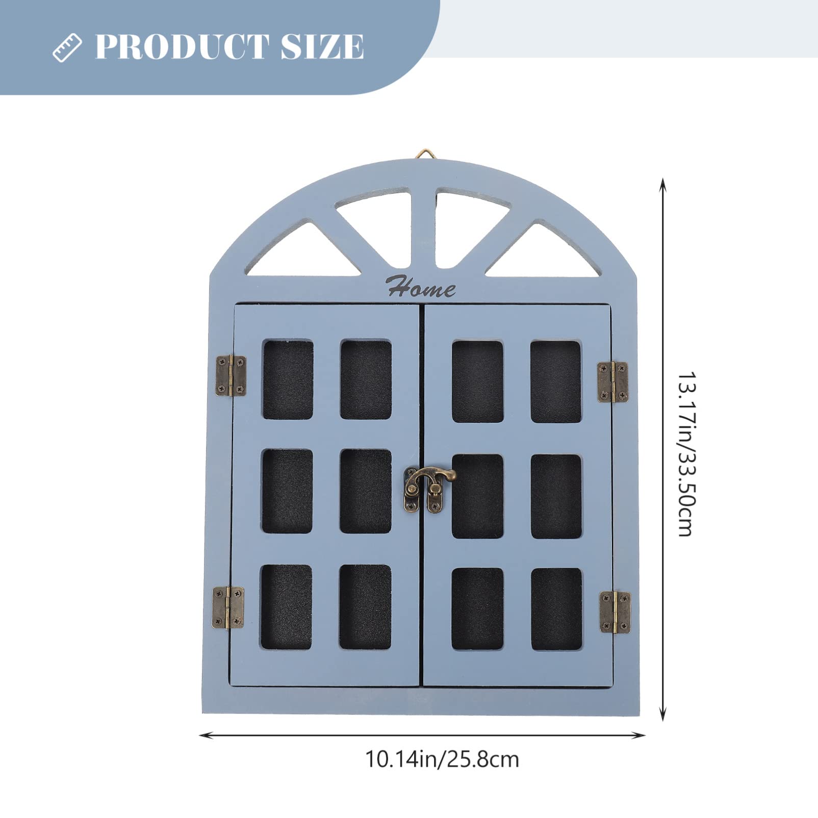 Holzfenster Kreidetafel zum Hängen für Cafés und Hochzeiten | Vintage Fensteroptik, Dekorativ, mit Nachrichtbereich, für Restaurants und Laden