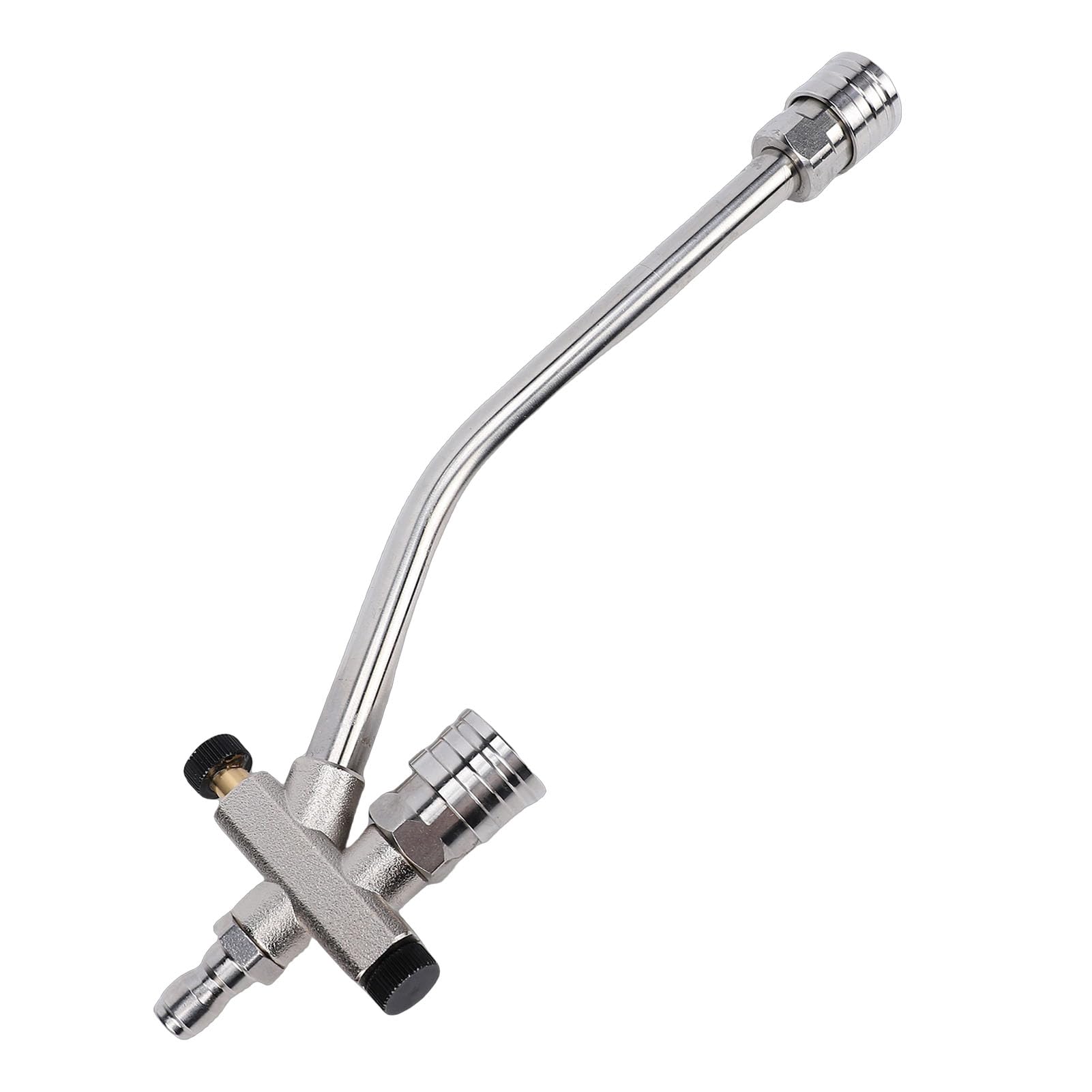 Varita de lavado de acero inoxidable con conector doble de alta resistencia 3600 PSI