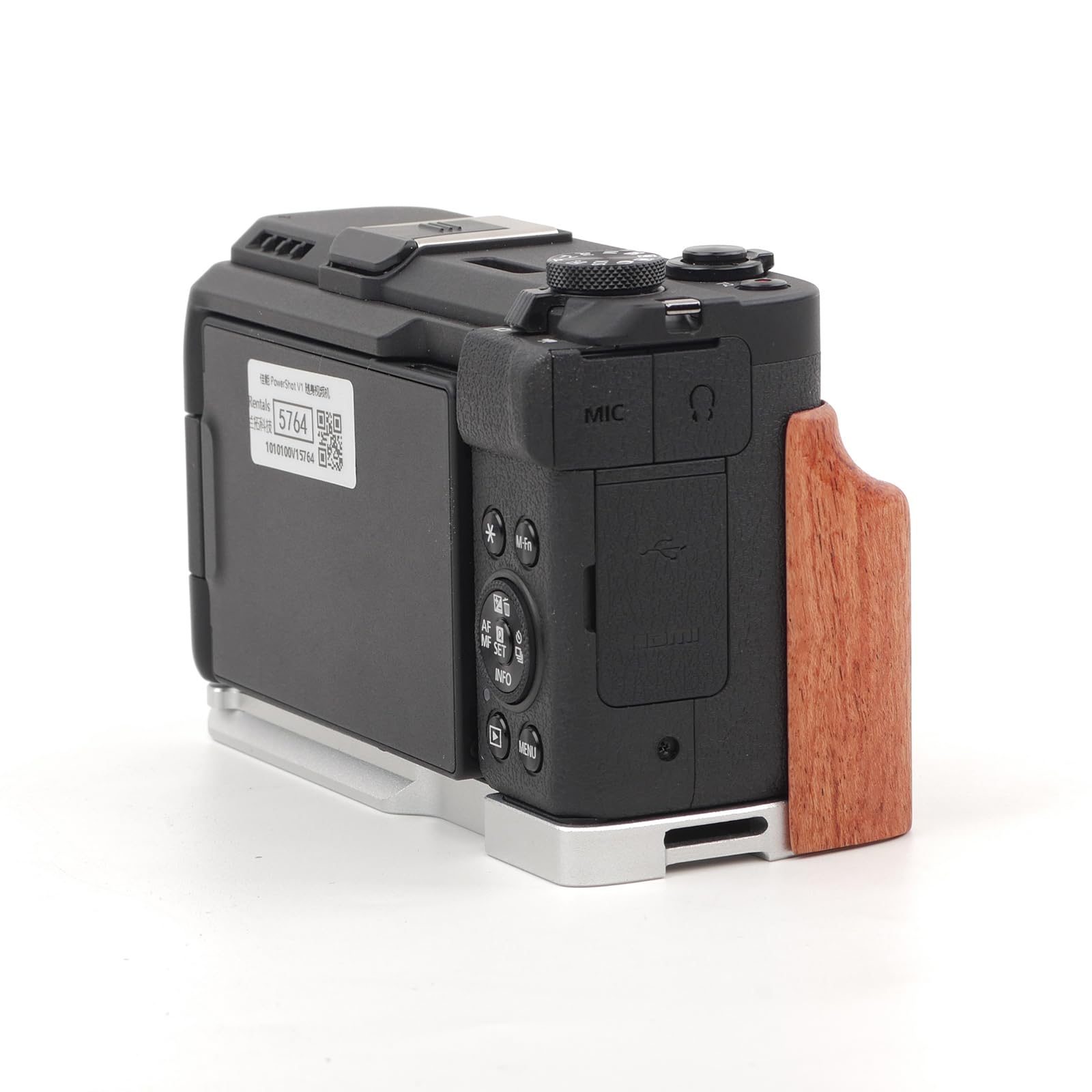 Amazon | SZZCNOX 金属製ハンドグリップ Canon PowerShot V1用