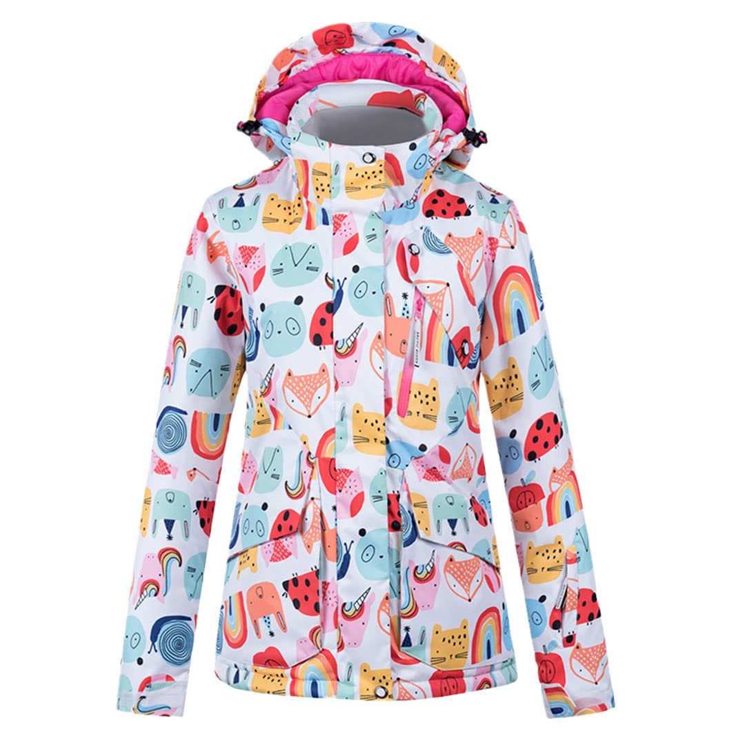 Disimlarl Chaqueta cálida de invierno y pantalones para mujer, traje de montañismo, S1., S