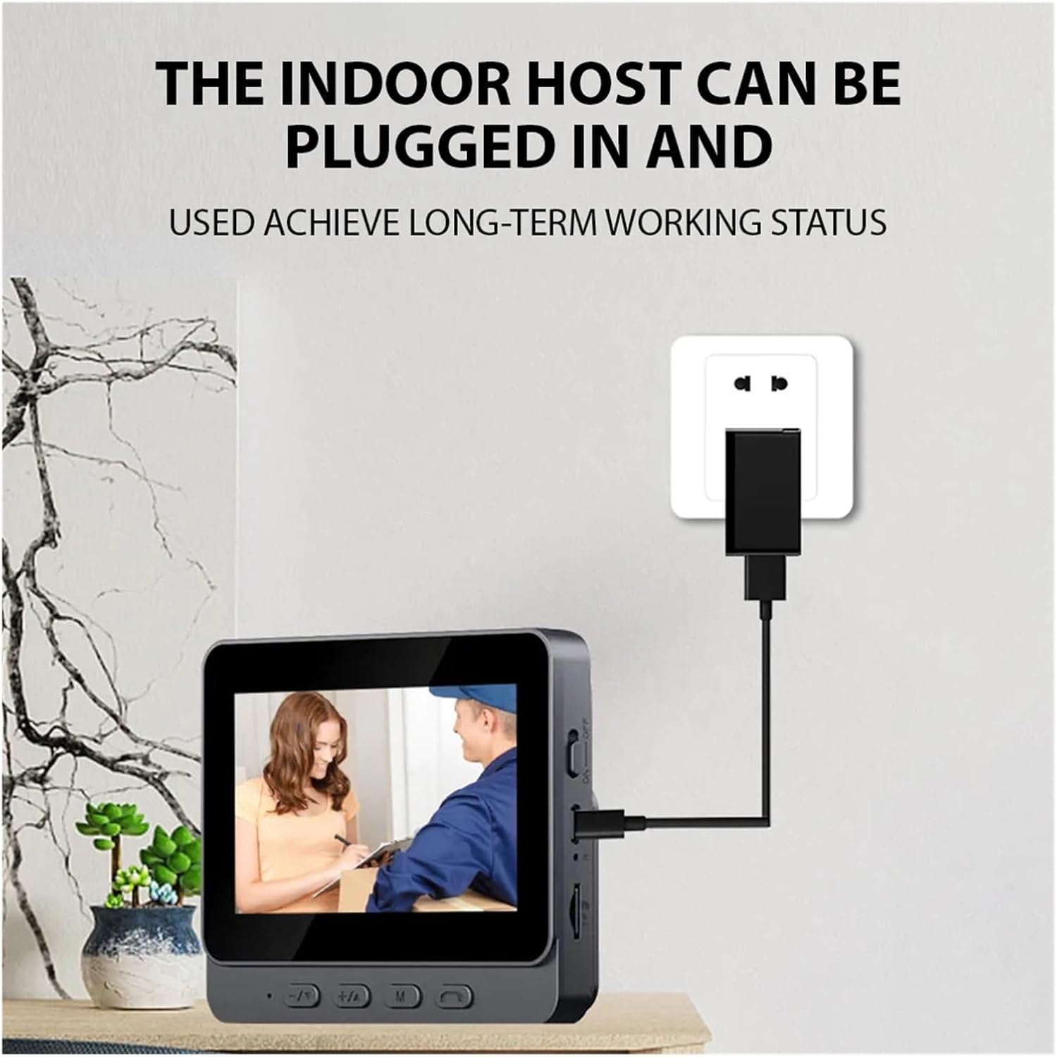 3.5インチカメラのぞき穴付きドアベル 120度ドアビューアードアベル