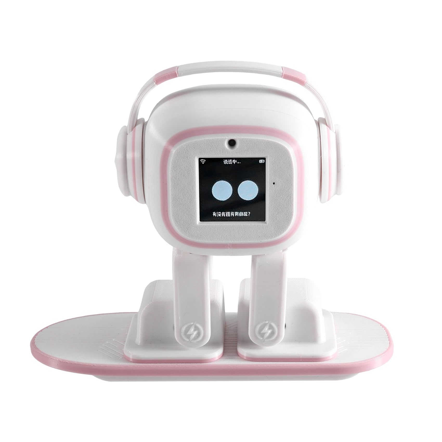 AI-Roboter Desktop-Begleiter Interaktiver Chatbot Sprachassistent Tanzender Roboter mit Magnetischer Ladebasis für Snowboard