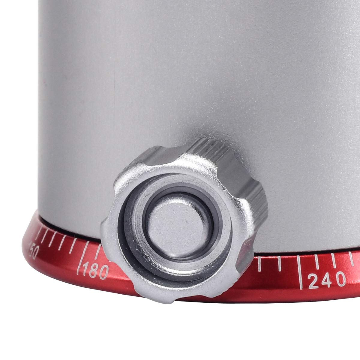 JUSINO BS-08Q Testa Sferica In Alluminio Rossa Per Treppiede, 3kg Portata