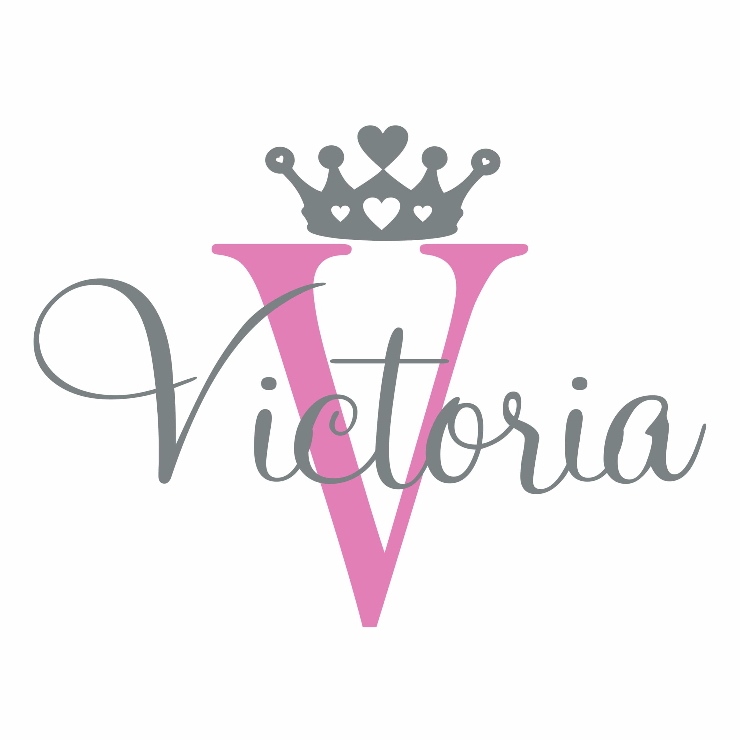 Custom Name Princess Wall Decal - Girls Personalized Name Princess Crown Wall Sticker - Custom Name Sign - Custom Name Stencil Monogram - Baby Girl Nursery Room Wall Decor