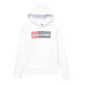Jack & Jones Junior Jjecorp Logo Sweat Hood Noos Jr jongens Sweatshirt met capuchon