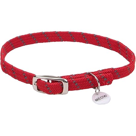 Elastacat reflective safety stretch cat collar Clearance