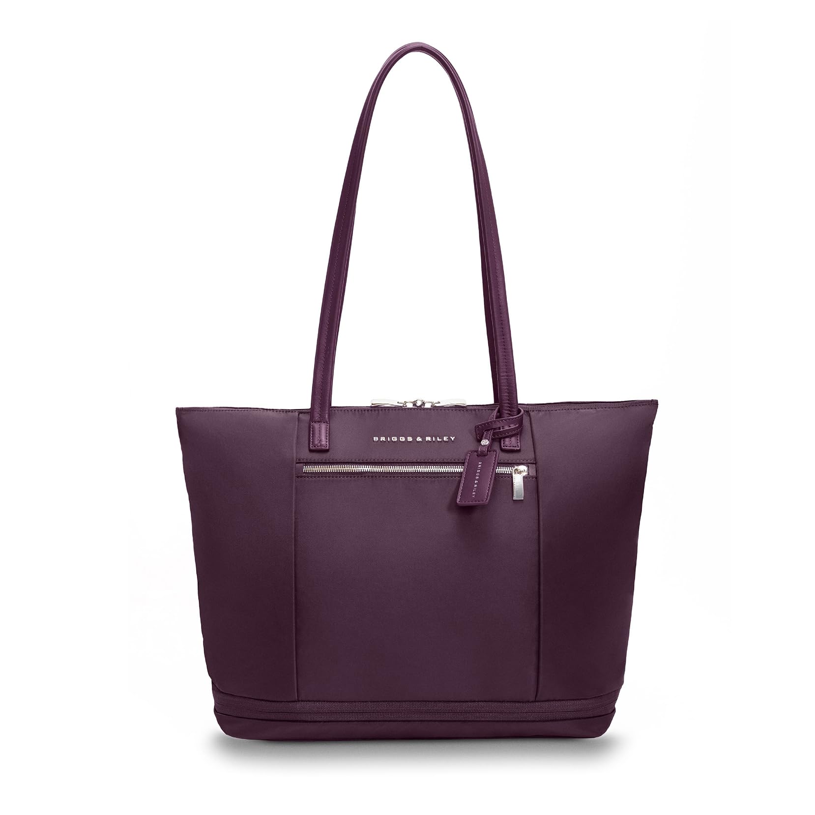 Briggs Riley Expandable Tote Bag - Nylon Handbag with 4 Expansion Smooth Zipper Fits 13 Laptop - Rhapsody
