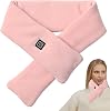 Heated Neck Wrap: Electric Infrared Collar, Adjustable Heat Settings for | Soft Plush Fabric, Neck and Shoulder Wrap Design