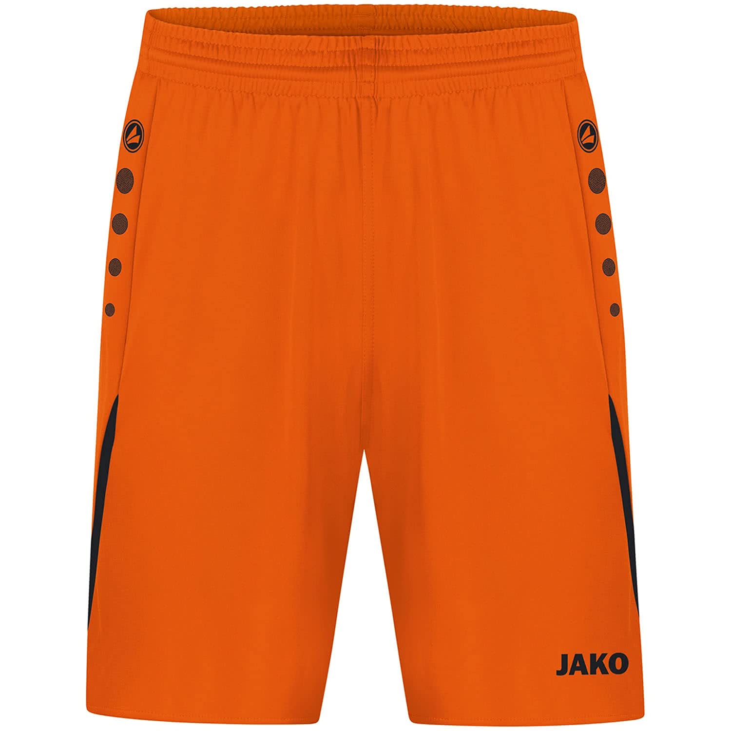 JAKO Kinder Sporthose Challenge, Neonorange/Schwarz, 152