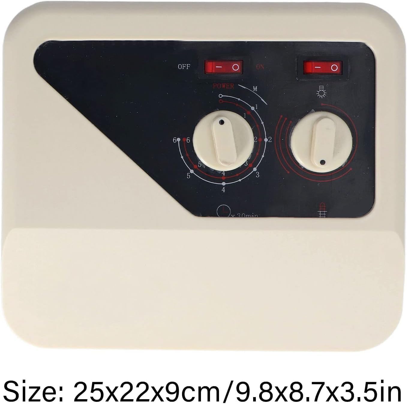 Saunaofen-Controller, 380 V Externer Digitaler Controller Saunaofen-Controller Einfache Installation Ersatz-Sauna-Temperaturregler für Saunaofen 9,8 X 8,7 X 3,5 Zoll