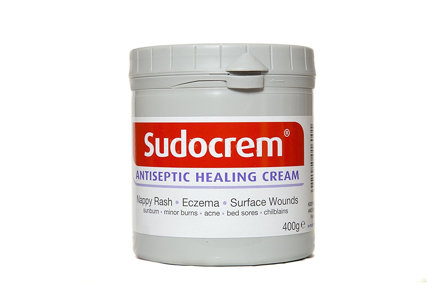 Sudocrem Antiseptic Healing Cream for Nappy Rash, Eczema, Burns, Wounds and More - 400g