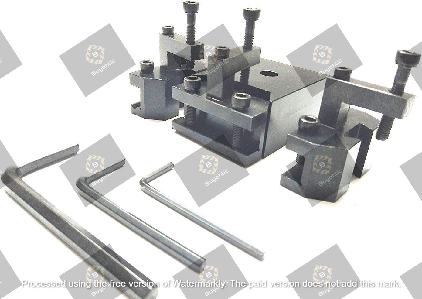 Buyohlic New Quick Change Tool Post for CJ18A Series,C2C3 Mini Bench Lathe Machine