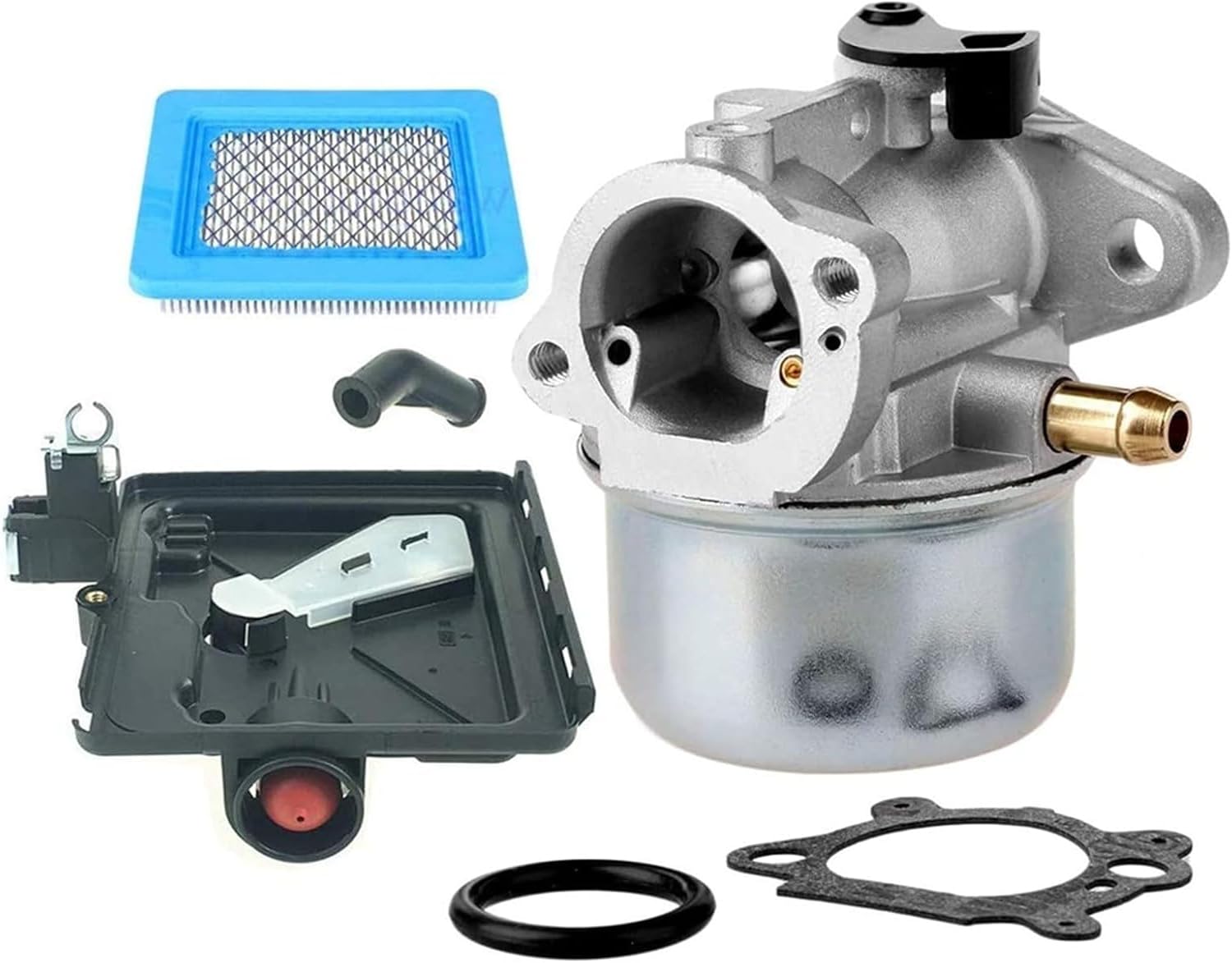 StarRing Parti di ricambio Kit filtro aria carburatore per 799868 base detergente per 498170 799872 694202, parti del motore, include tubo carburante e guarnizioni filtro aria
