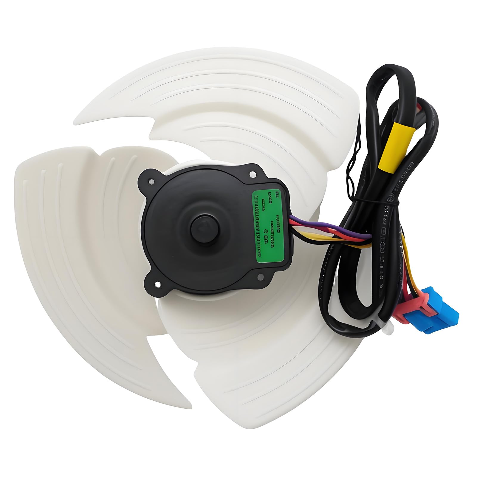 Uqezagpa Multicolor Condenser Motor For Refrigerators Quick Assembly Plastics Component Multiple Models Use Abs Fridge Fan Replacement