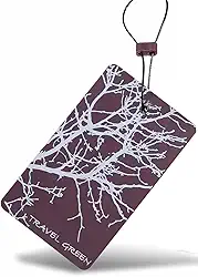 Lewis N. Clark Etiqueta de bagagem de viagem e identificadores de mala para mulheres e homens, bagagem de mão, mochila e mais, Roxa, 2 pack,