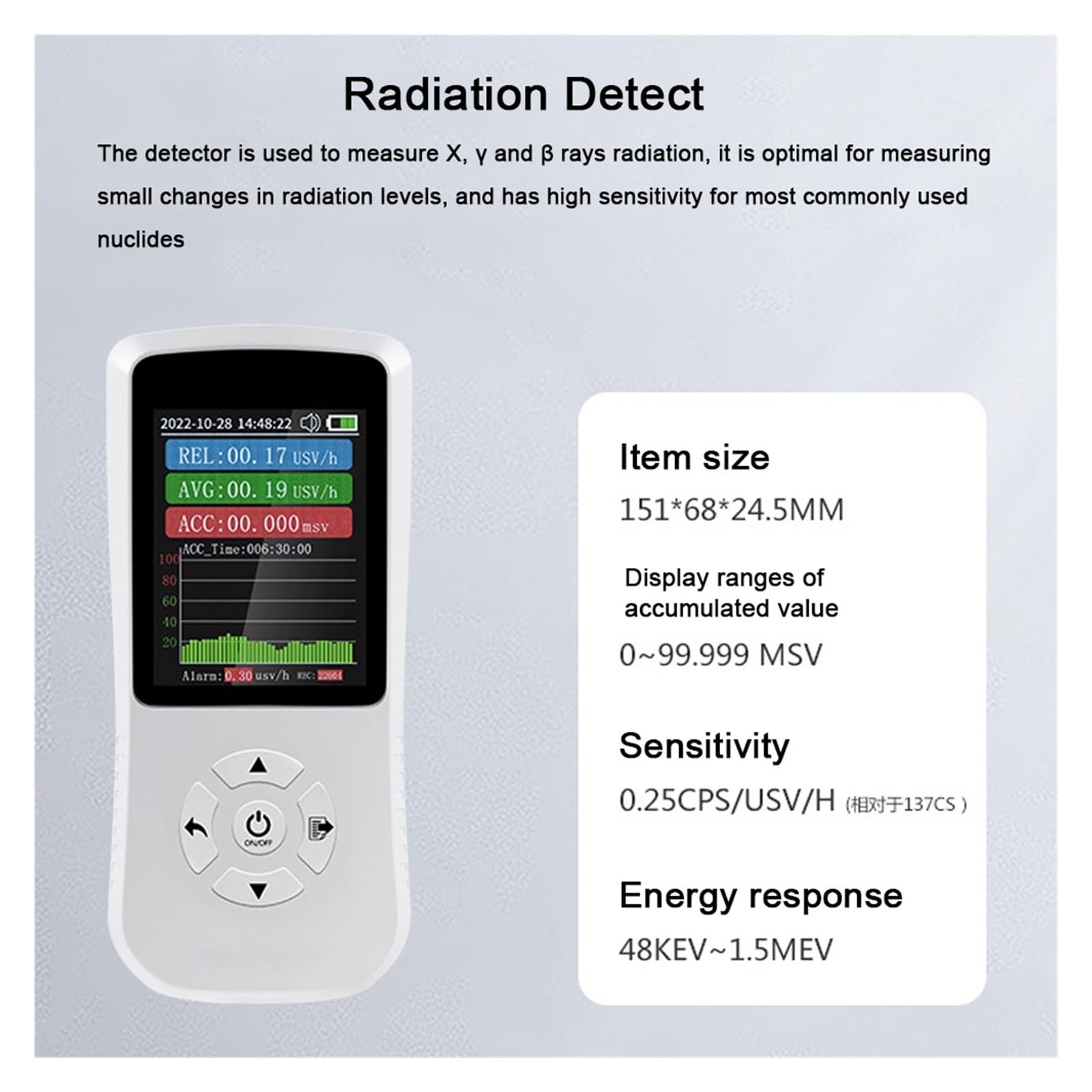 Contador Digital ir, Detector de radiación electromagnética, medidor EMF, rayos X, probador de rayos X, dosímetro