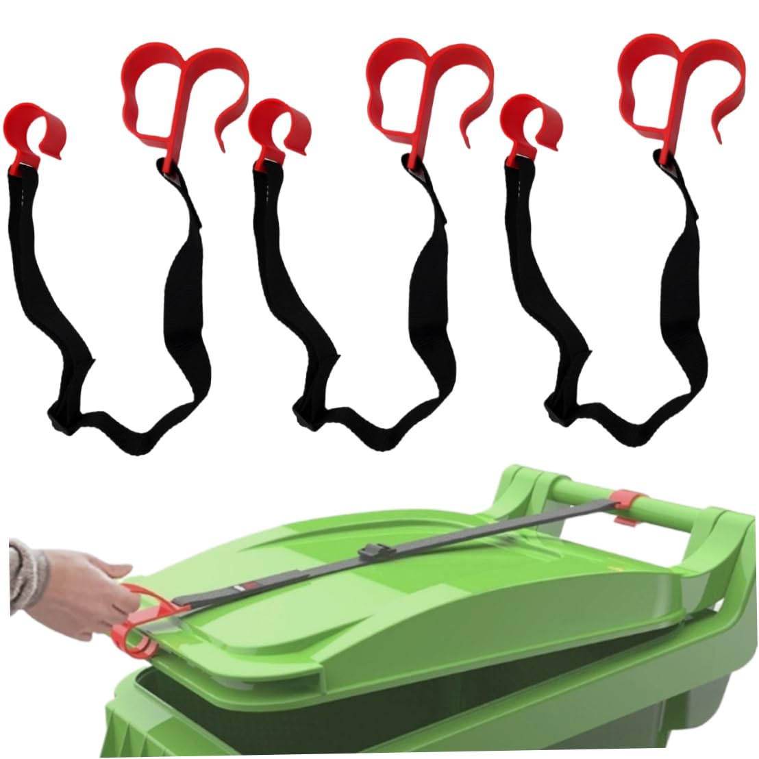 Verrou de poubelle durable de 34 pouces : protection supérieure robuste