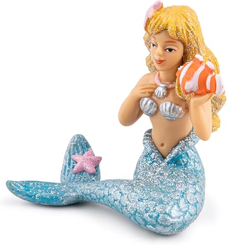 Miniatura 2 de Papo - Figura pintada a mano - El mundo encantado - Sirena plateada -39107 - Coleccionable - para niños - Adecuado para niños y niñas - a partir de