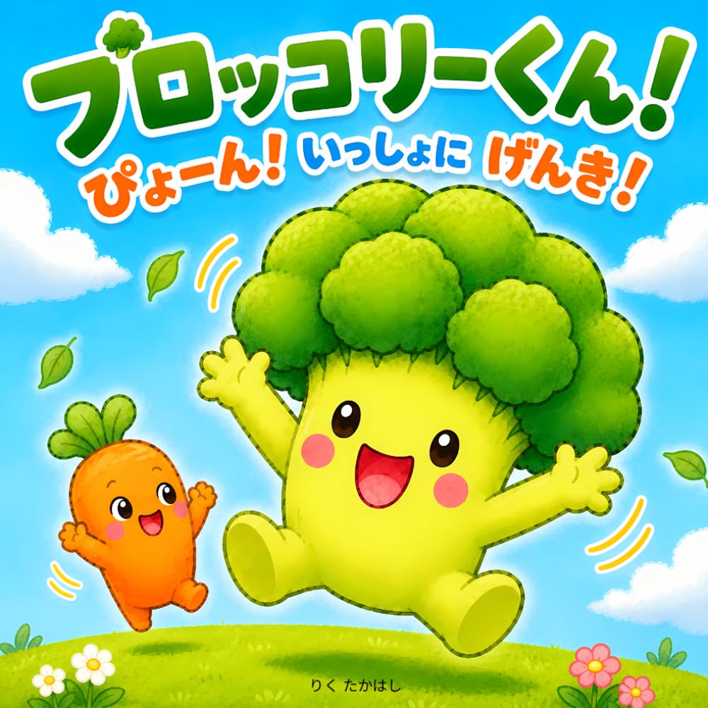 ブロッコリーくん！いっしょにげんき！: 1〜4歳向け ぴょん！が楽しいおはなし (げんきやさいえほん)